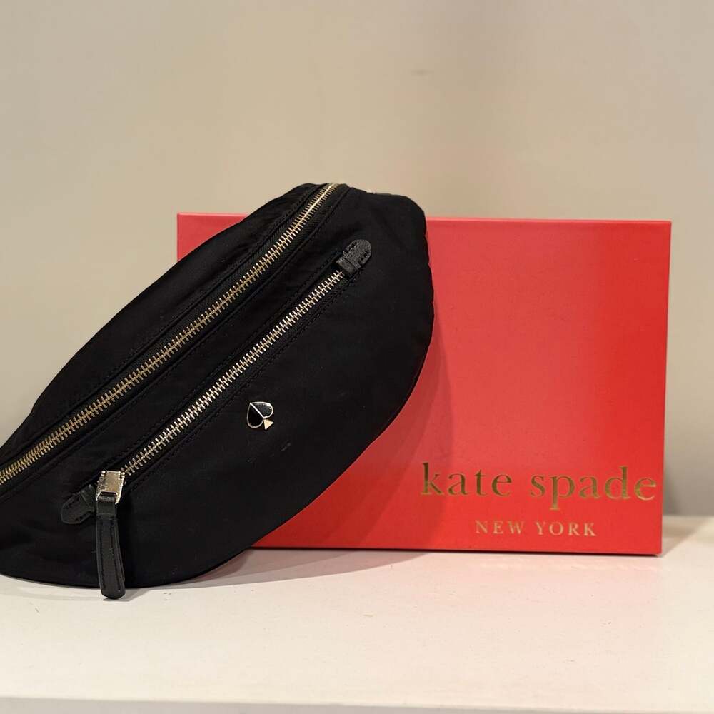 Kate Spade Chelsea Belt Bag Black Nylon